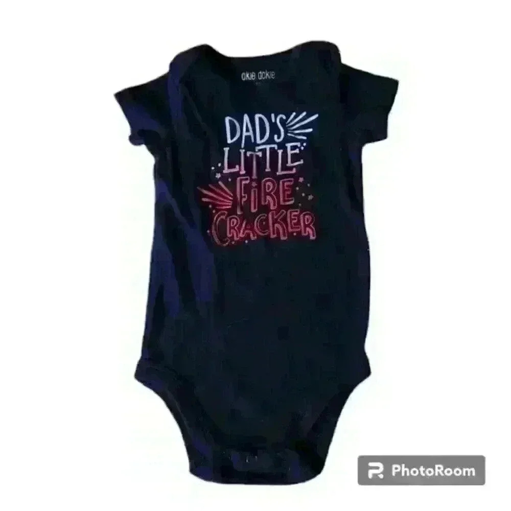 Dad's Little Fire Cracker Onesie